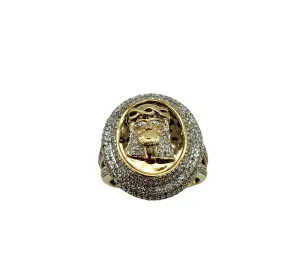 1 Carat Diamond Jesus Ring