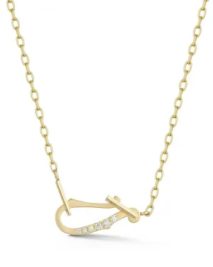 18k Yellow Gold Lola Diamond Necklace