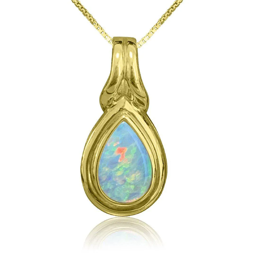 18kt Yellow Gold Opal enhancer