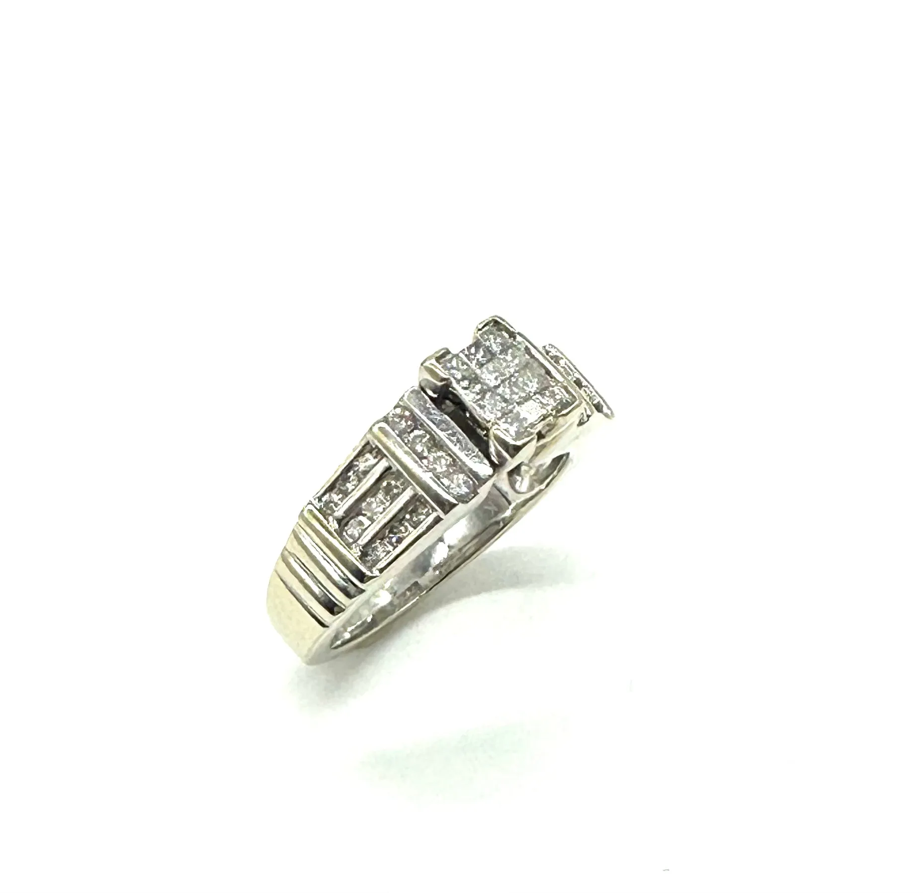 3/4 Ctw Quad Set Diamond Ring