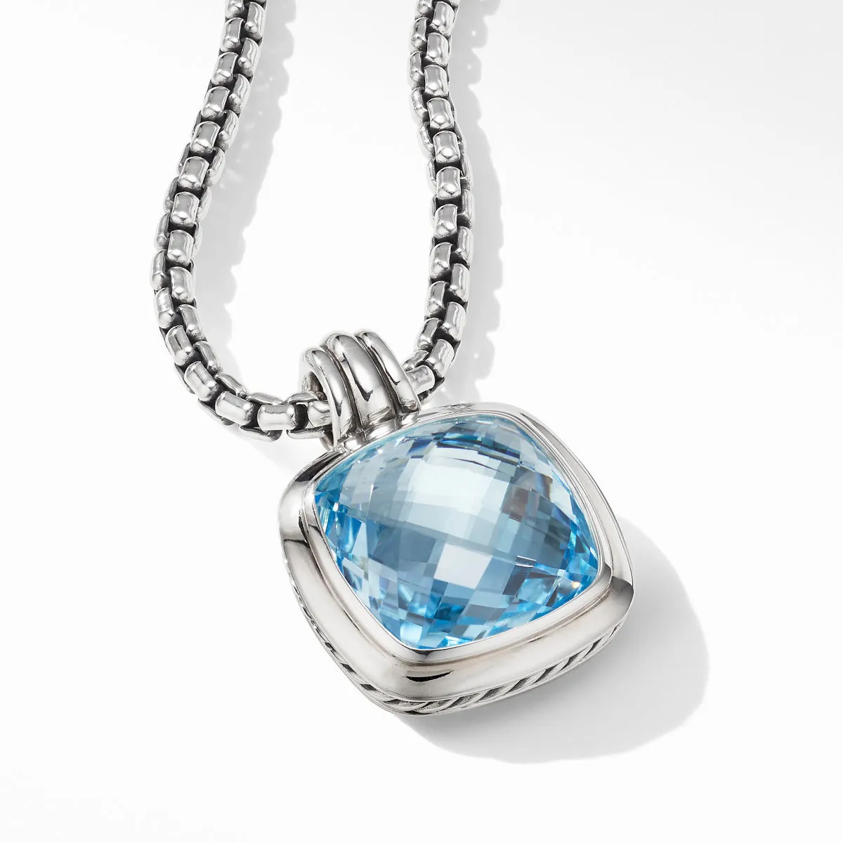 Albion Pendant with Blue Topaz