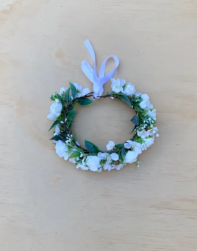 Allegra Girls White Flower Crown