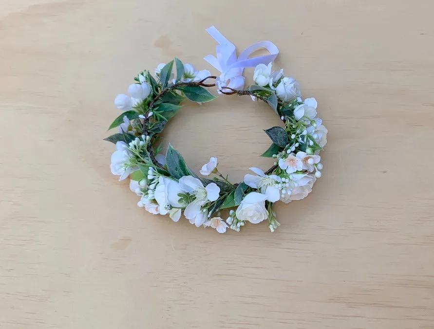 Allegra Girls White Flower Crown