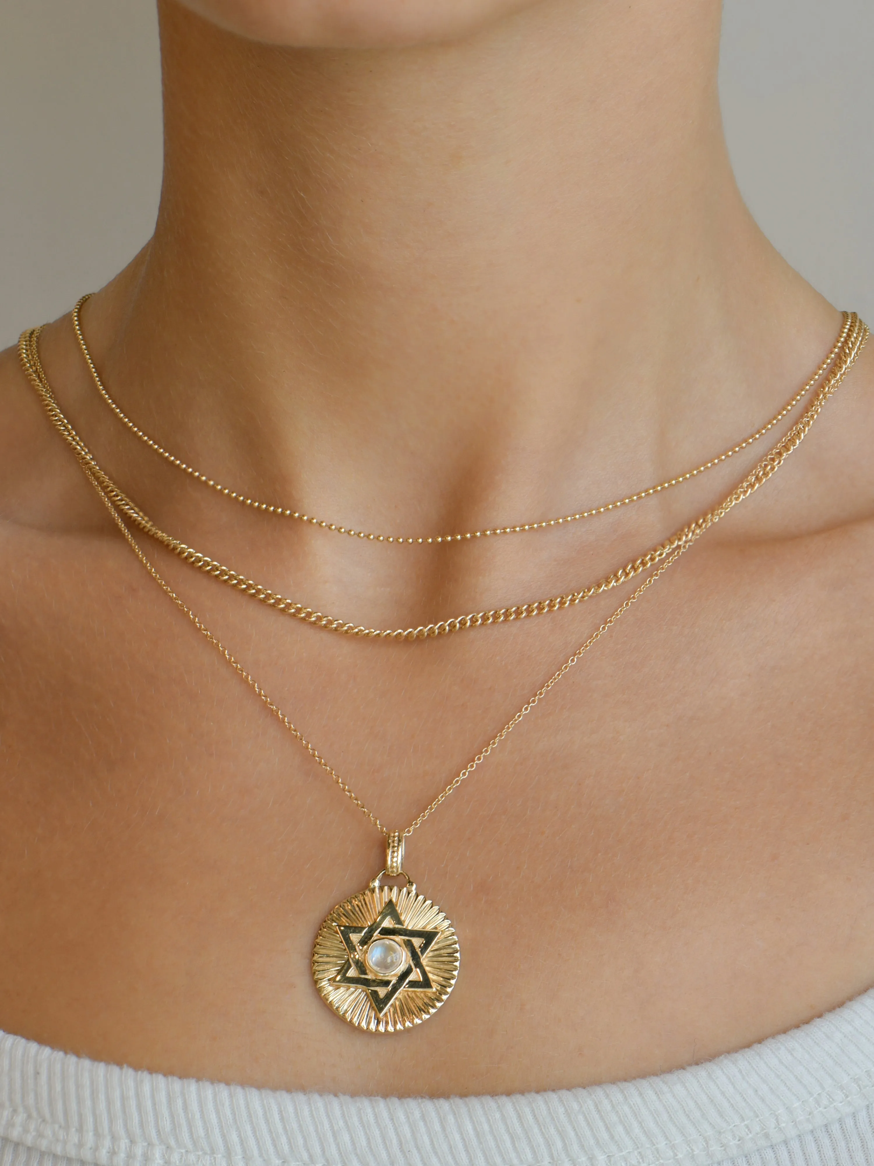 Aztec Star of David Ripple Medallion