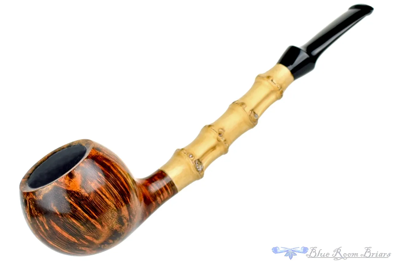 Benjamin Westerheide Pipe Tiger Striped Apple with Bamboo