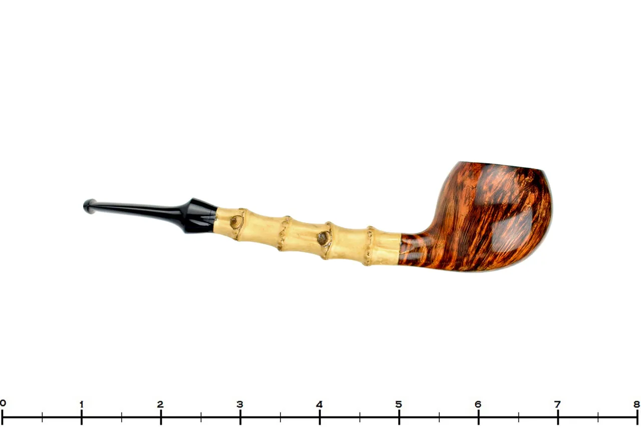 Benjamin Westerheide Pipe Tiger Striped Apple with Bamboo