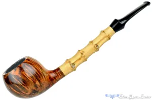 Benjamin Westerheide Pipe Tiger Striped Apple with Bamboo