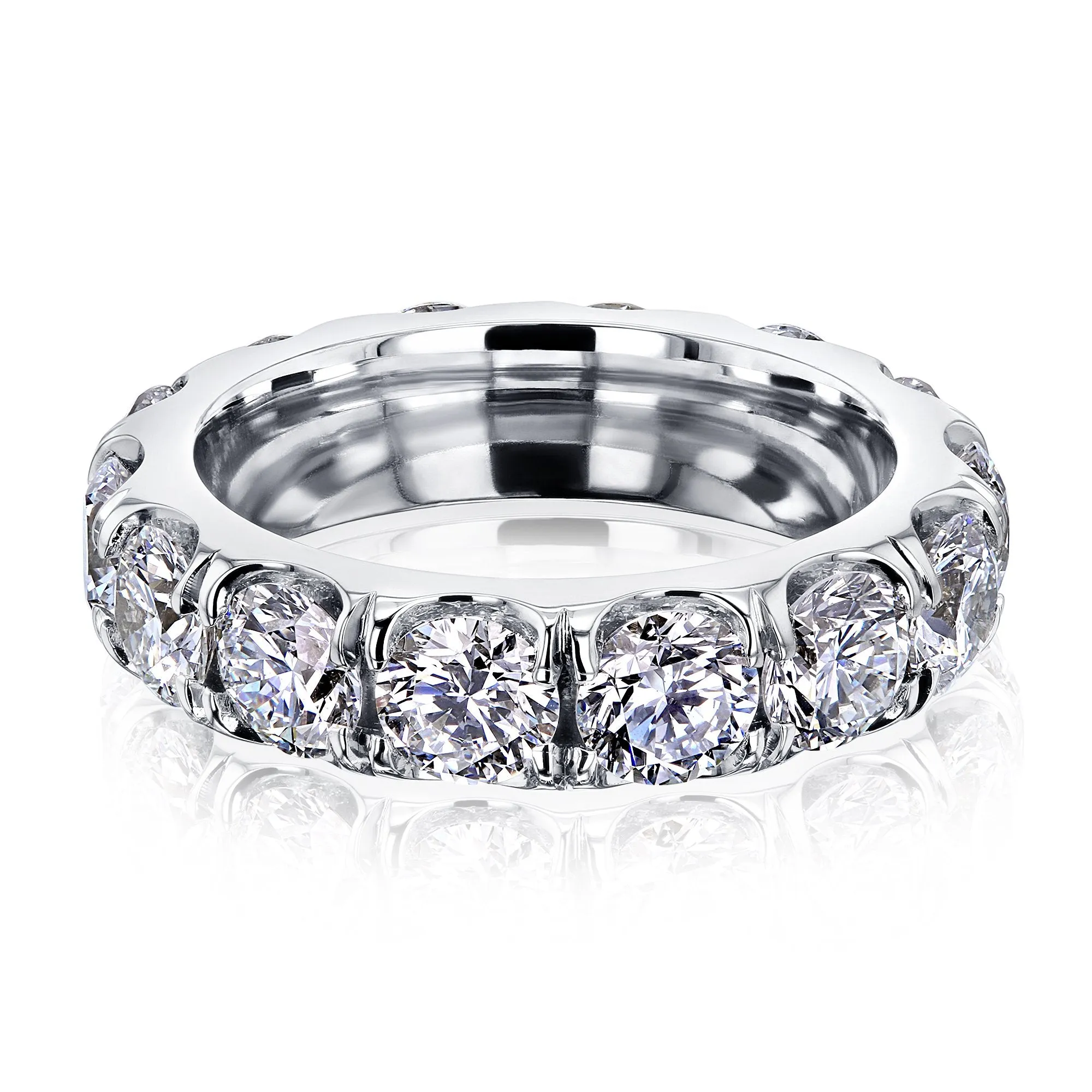 Bertha Wide Eternity Band