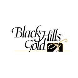 Black Hills Gold Dangle Eternity Hoop Earrings