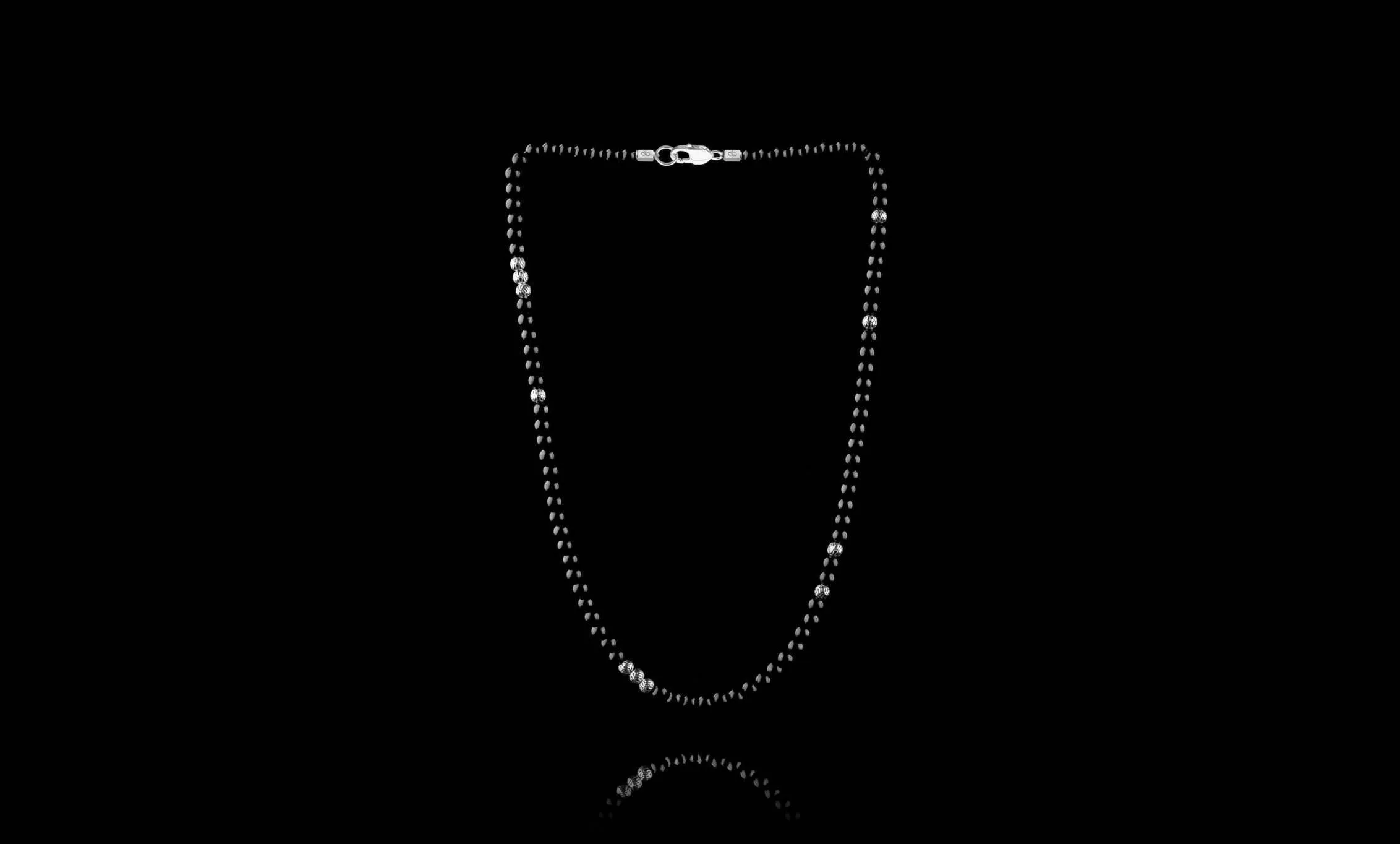 Black Tourmaline Necklace XIV (4mm)