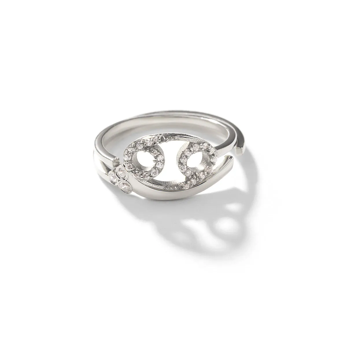 Cancer Sign Diamond Ring