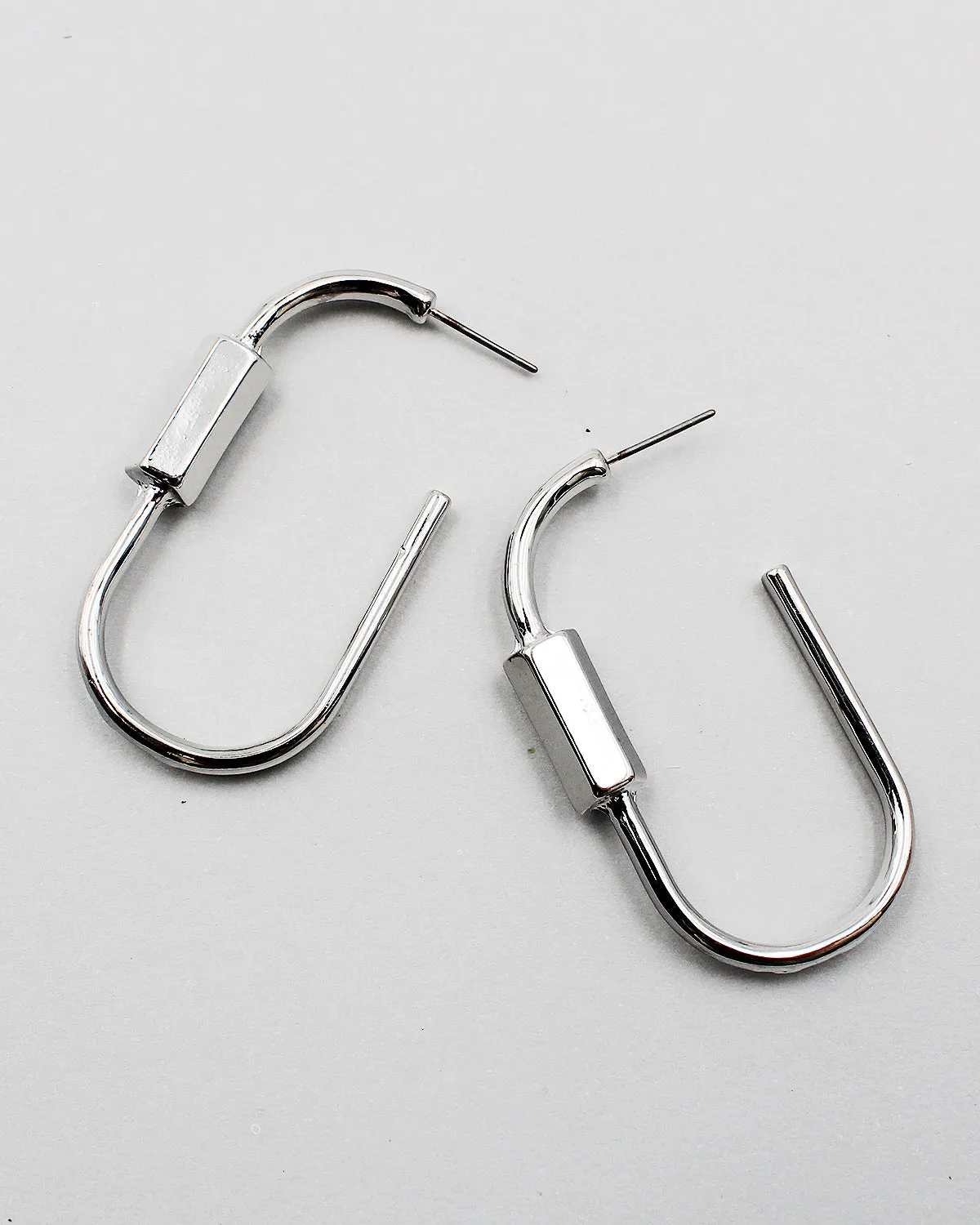 Carabiner Lock Earrings