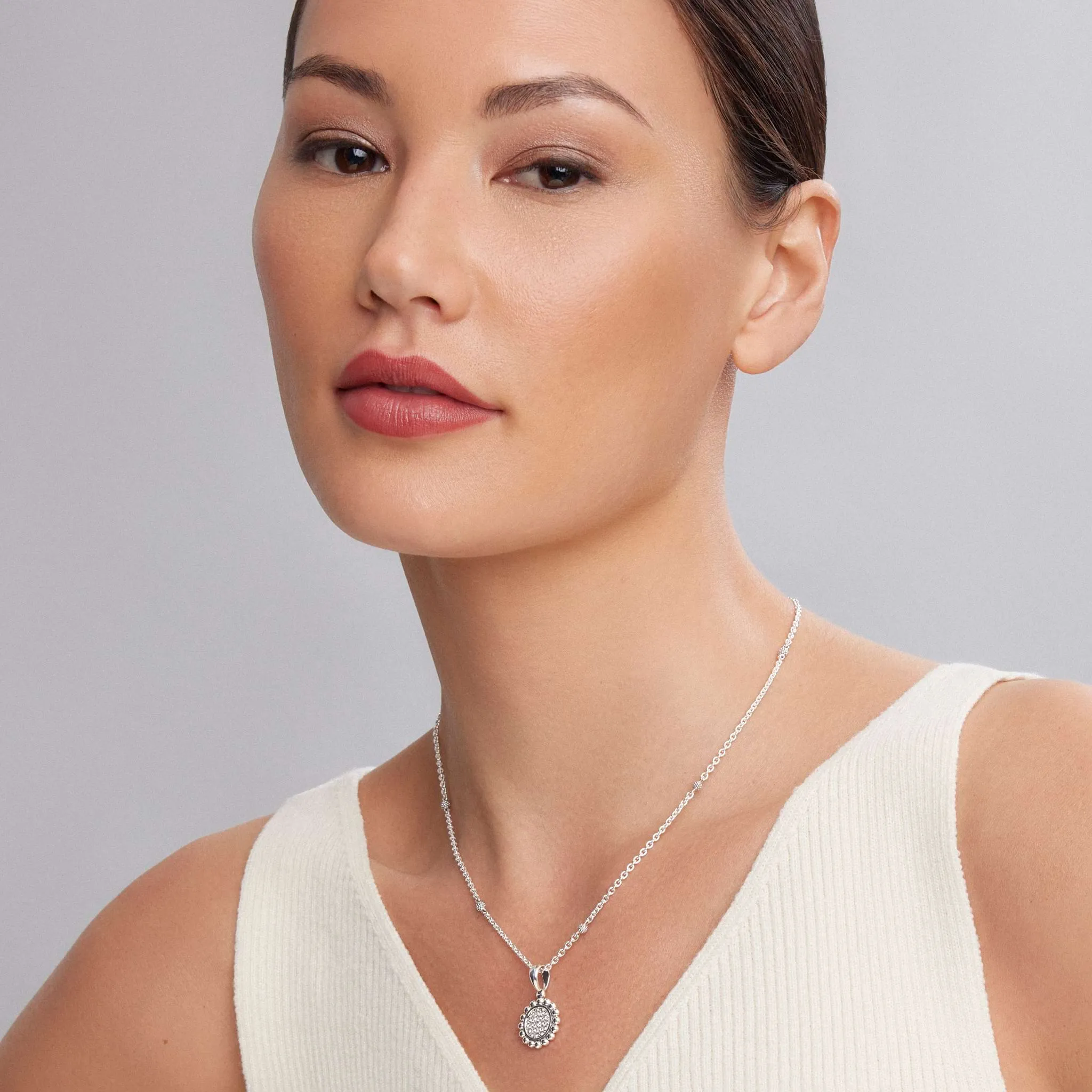 Caviar Spark Diamond Pendant Necklace