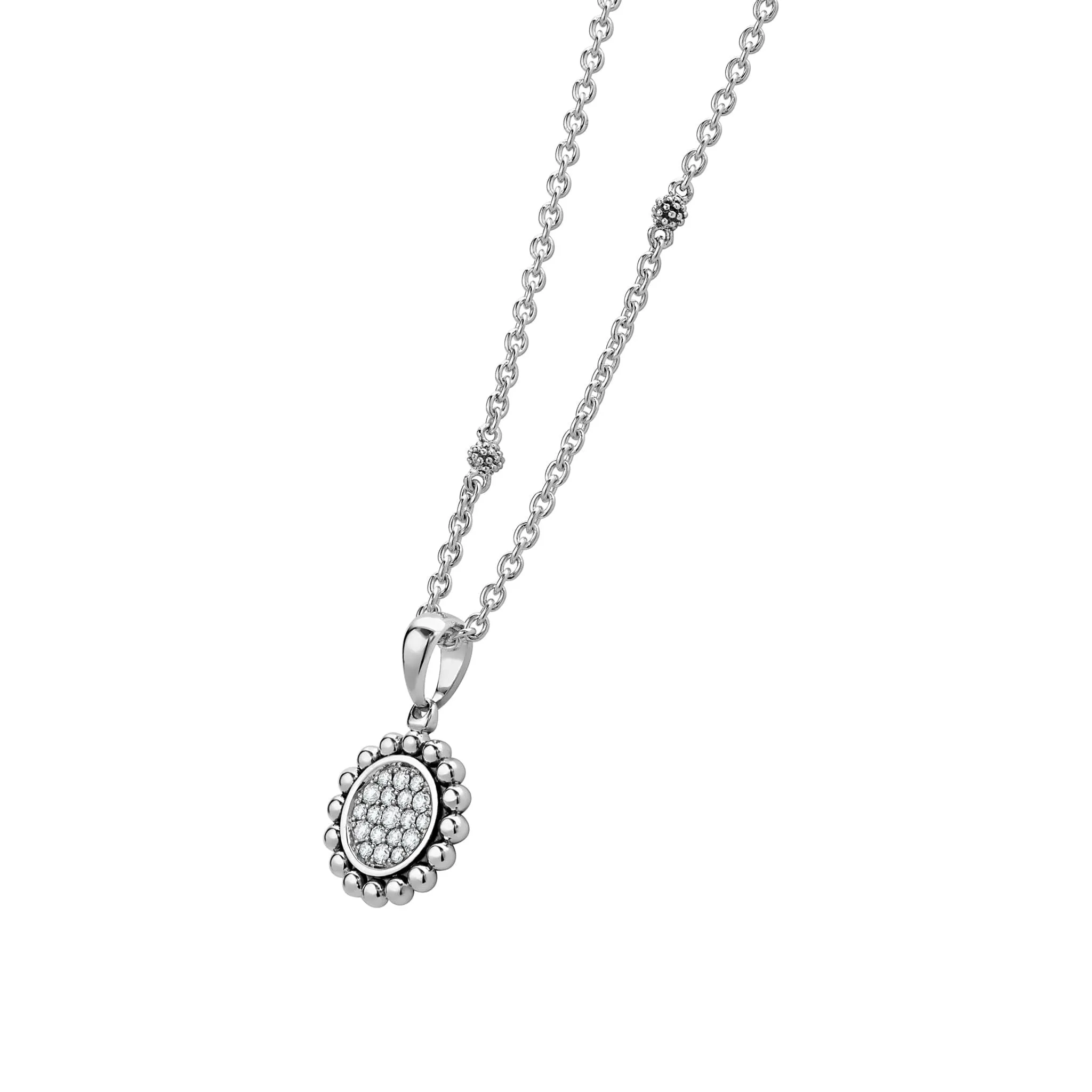 Caviar Spark Diamond Pendant Necklace