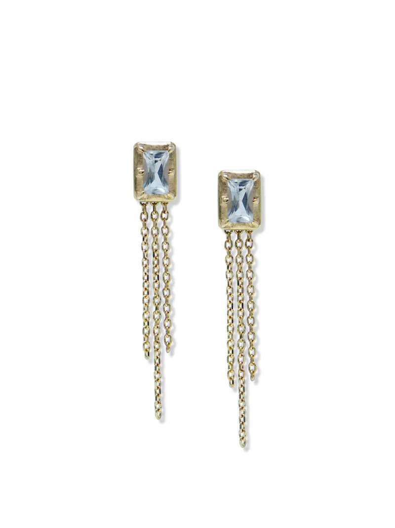 Cléo Carré Fringe Studs