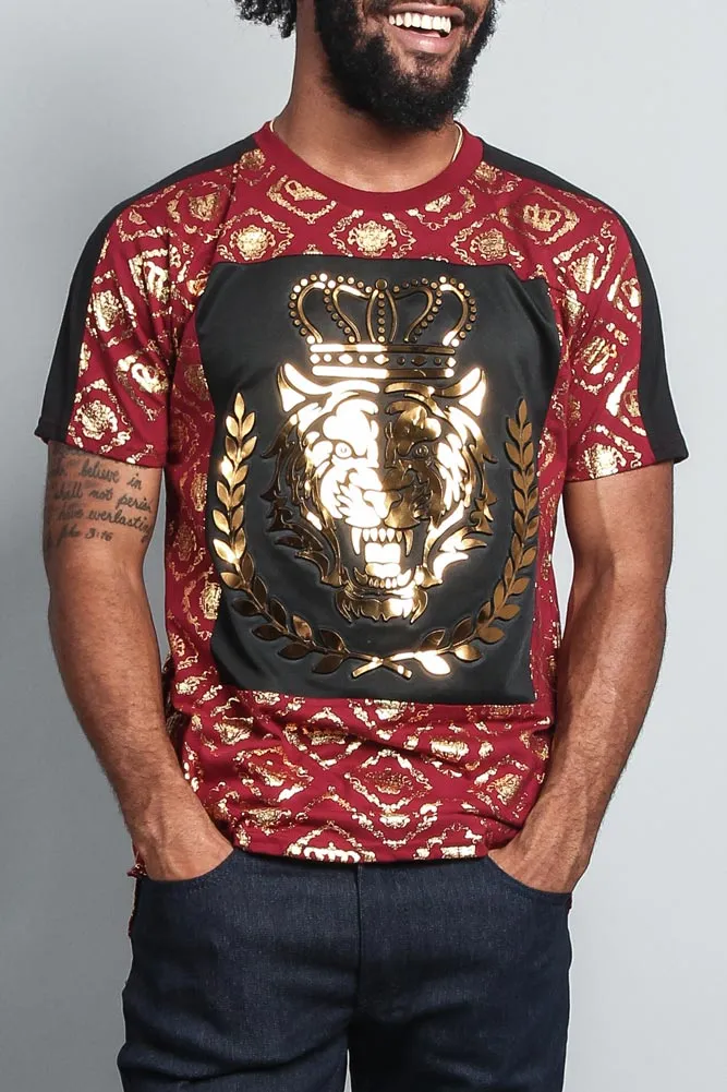 Crown Print Tiger T-Shirt