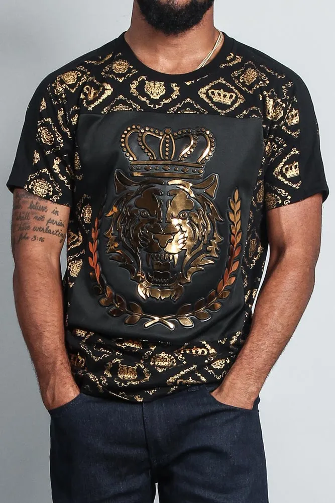 Crown Print Tiger T-Shirt