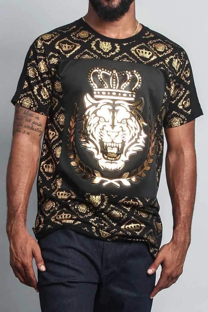 Crown Print Tiger T-Shirt