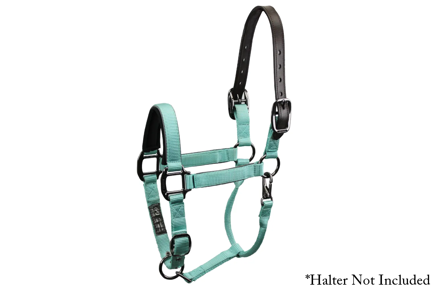 Derby Originals Double Stitched Leather Breakaway Halter Replacement Crown Available in 2 Lengths