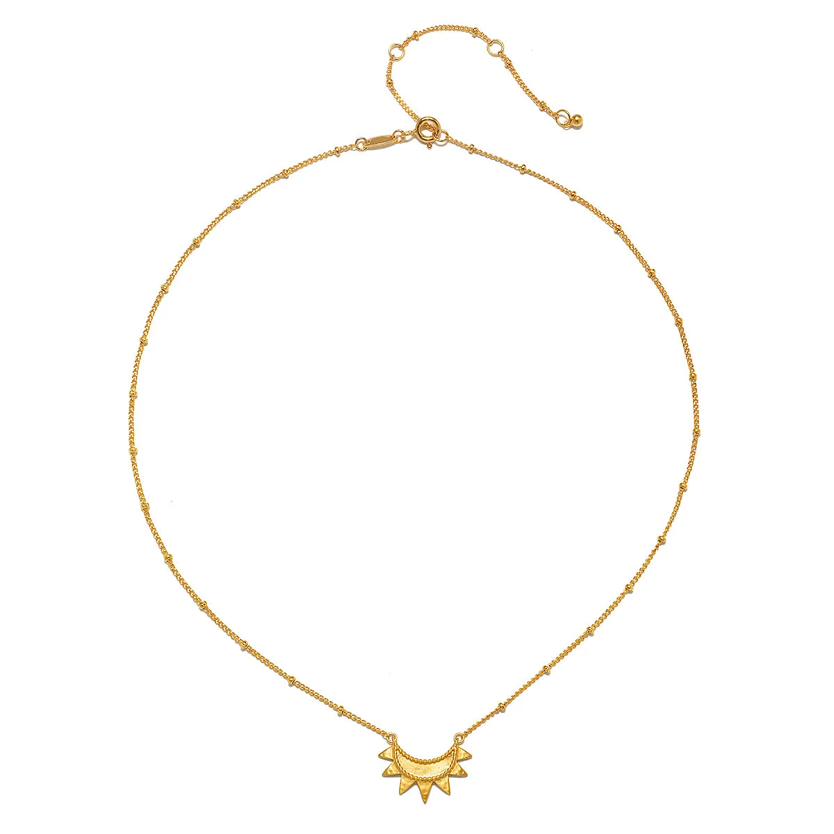 Emergence Gold Sunburst Necklace