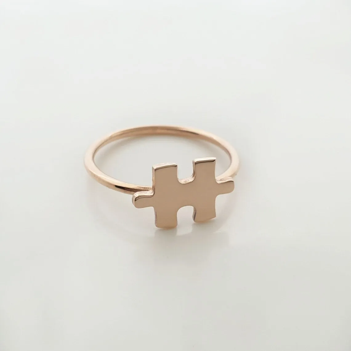 Gold Puzzle Ring