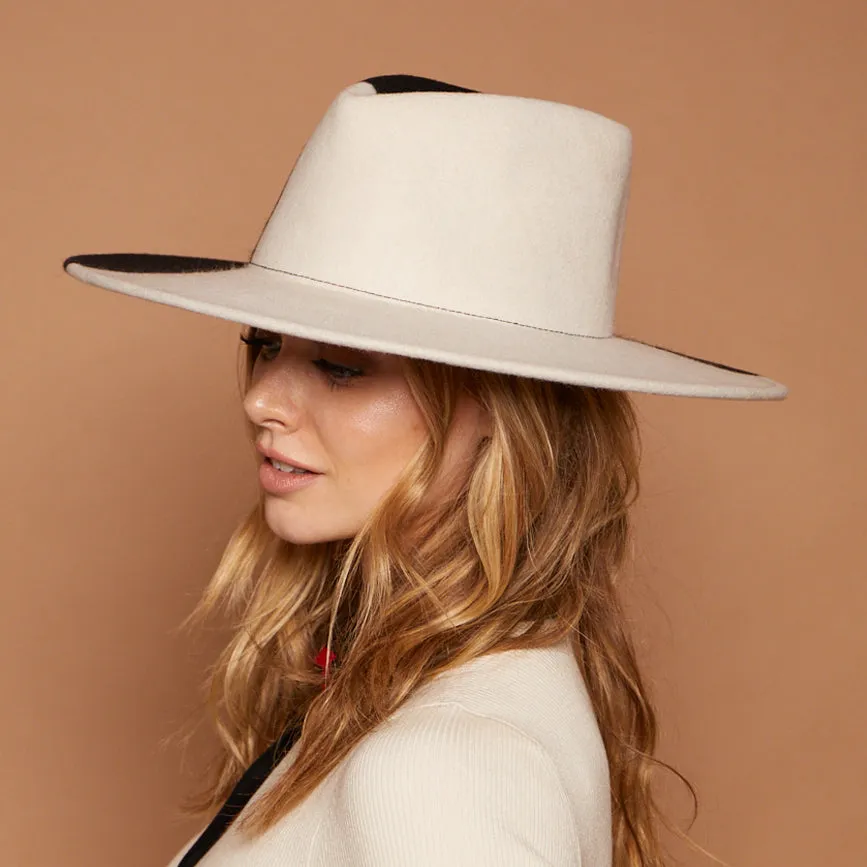 Harlowe Dip-Dyed Wool Felt Fedora