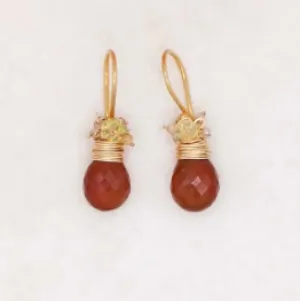 Hessonite Garnet Earrings | River Song Jewelry