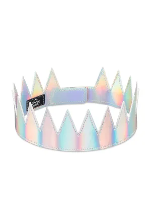 Iridescent Rainbow Adjustable Crown Hat