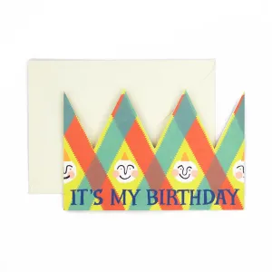 It's My Birthday Party Hat Card