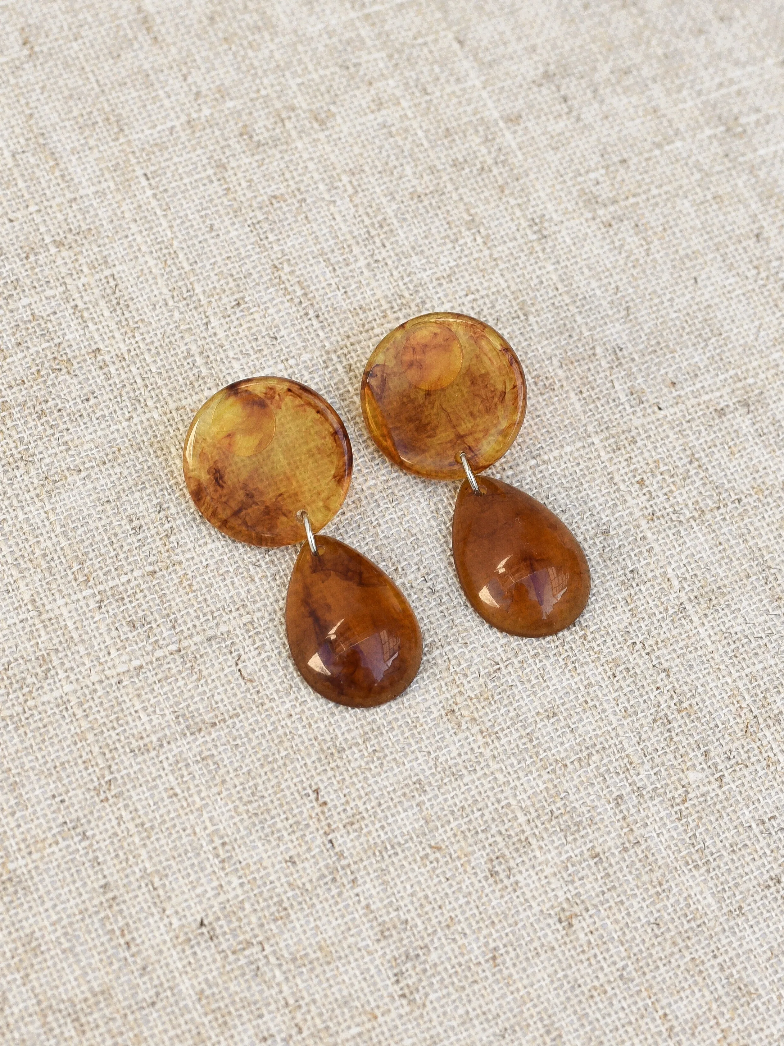 Jesse Acetate Droplet Earrings