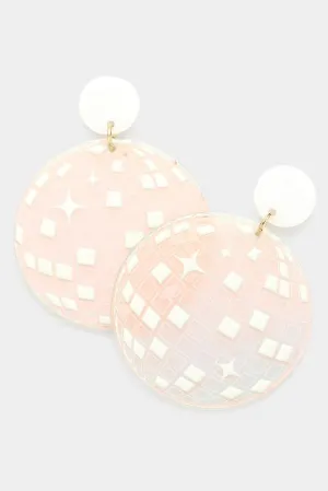 Large Disco Ball Earring