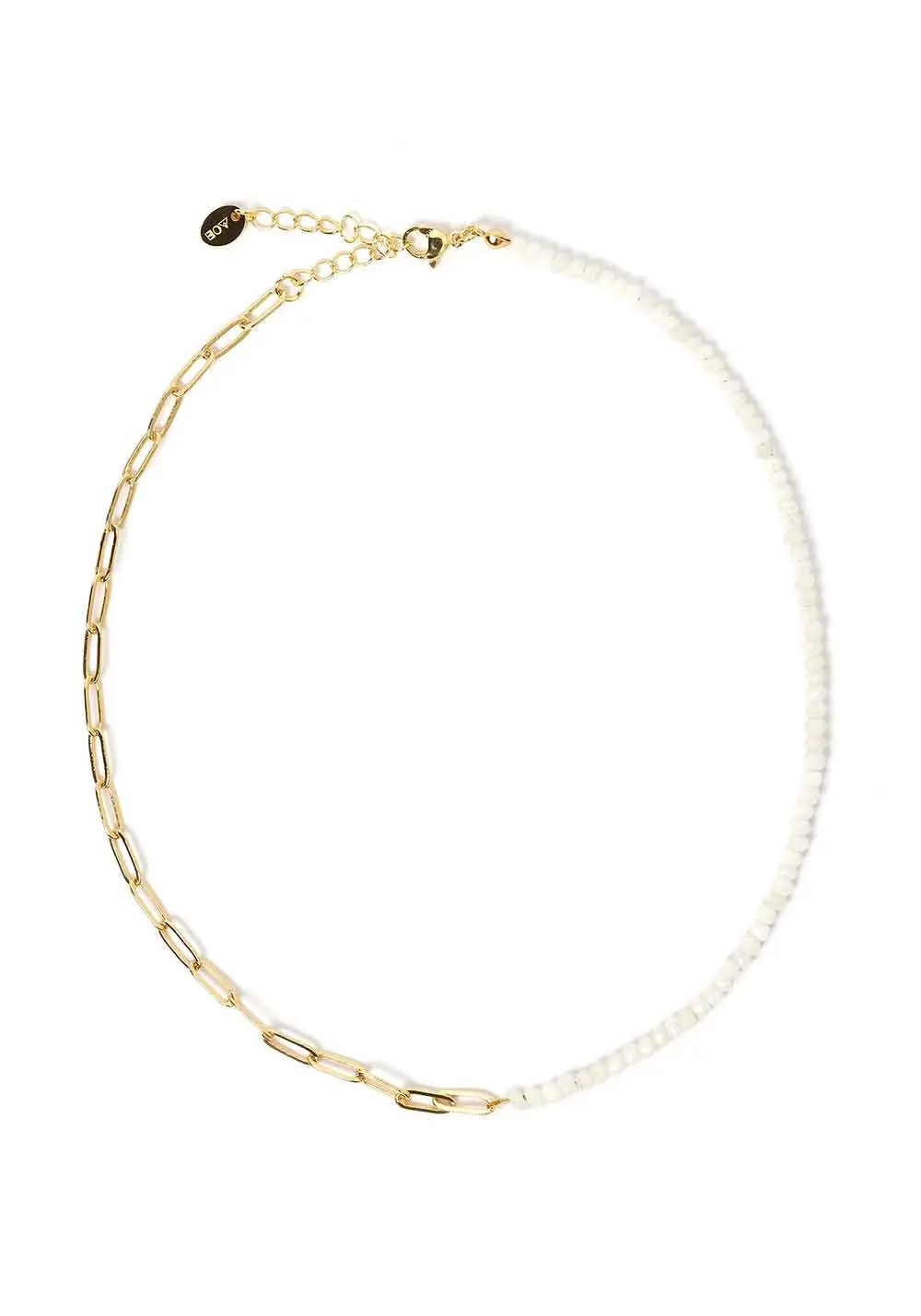 LUELLA NECKLACE WHITE JADE