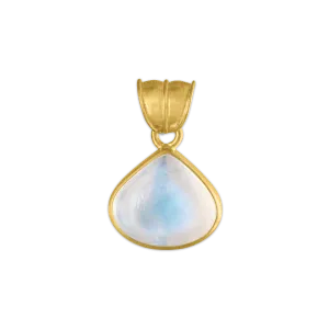 Medium Moonstone Fan Pendant