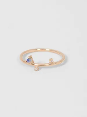 Mini Three Step Ring Gold