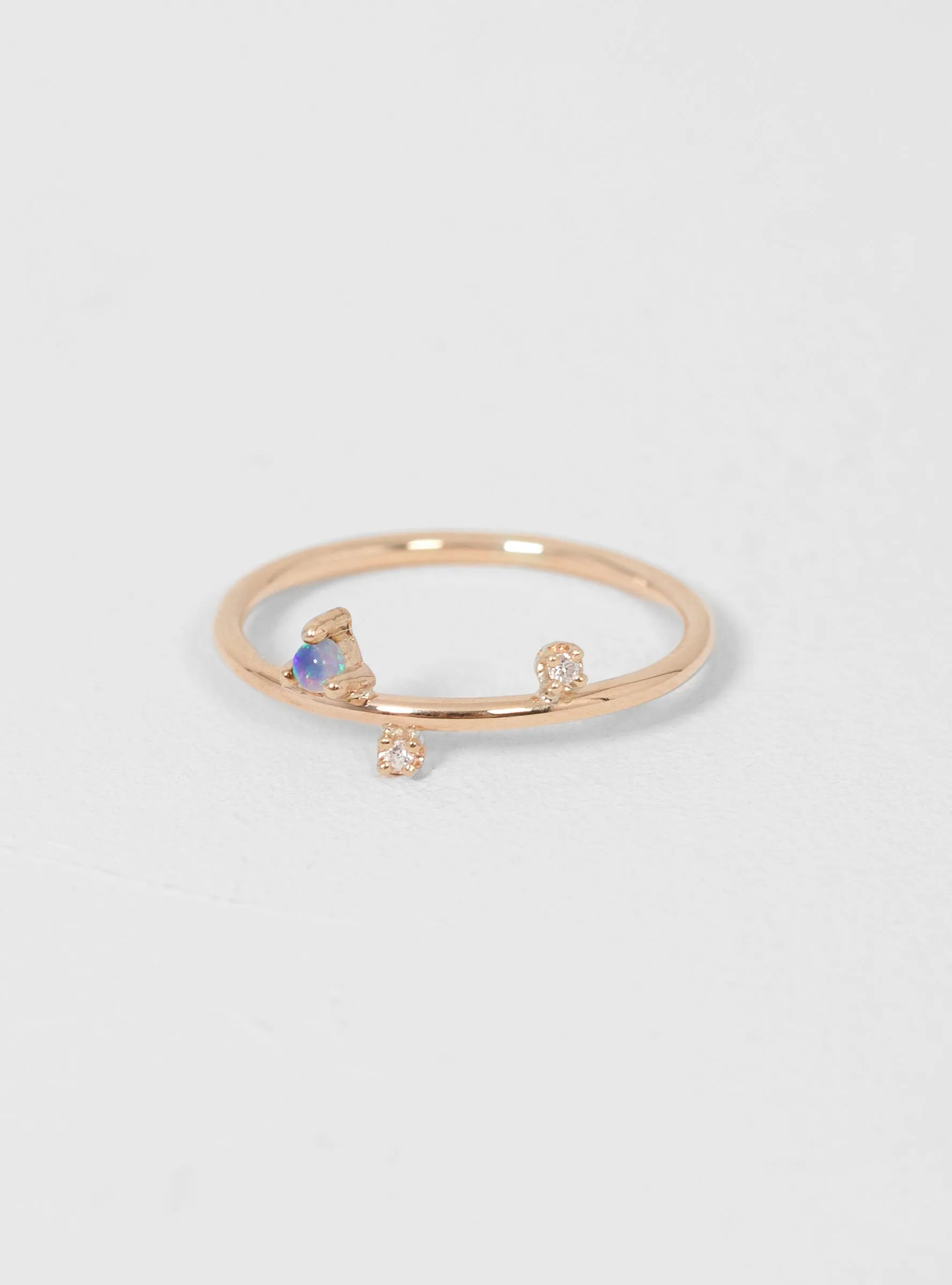 Mini Three Step Ring Gold