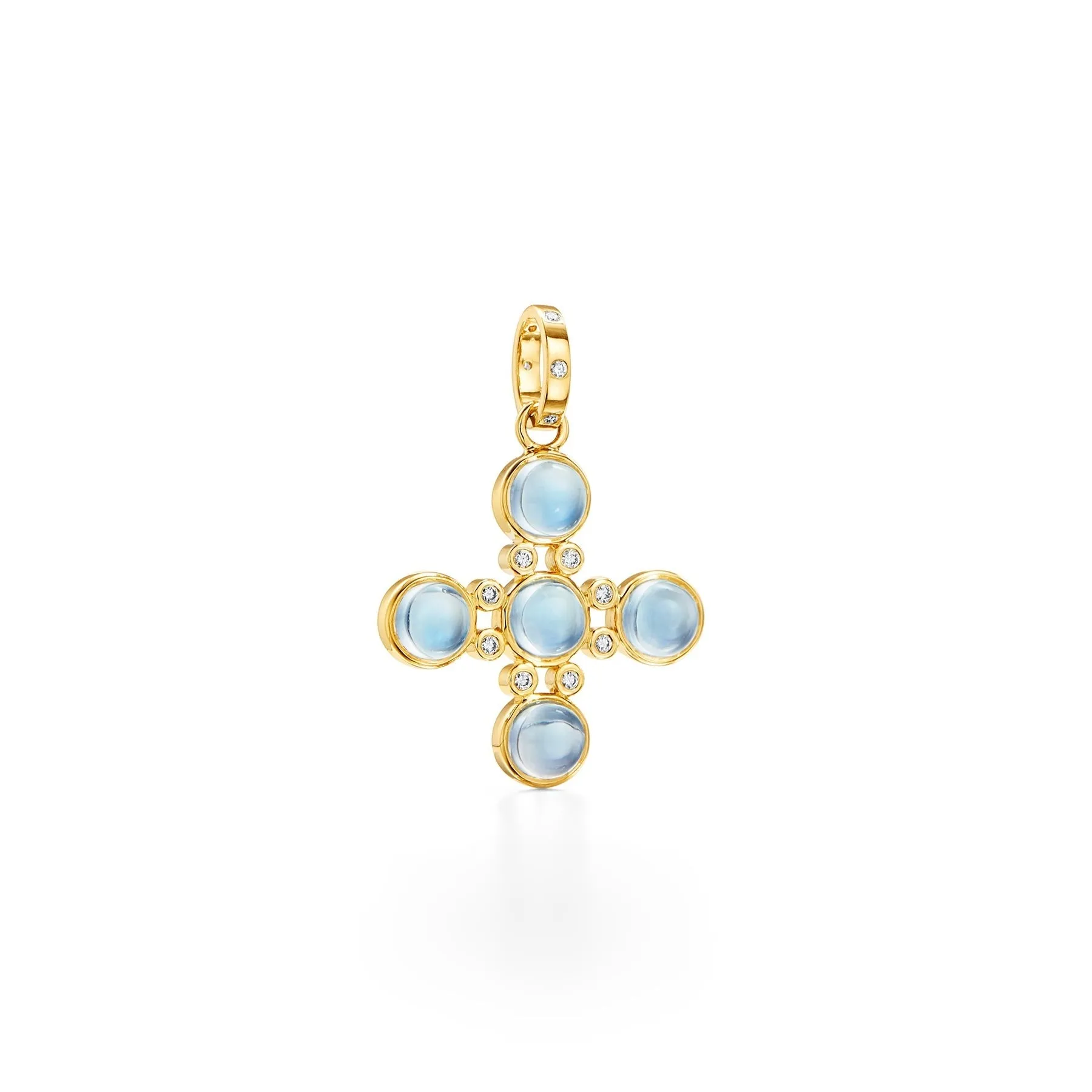 Moonstone Cross Pendant