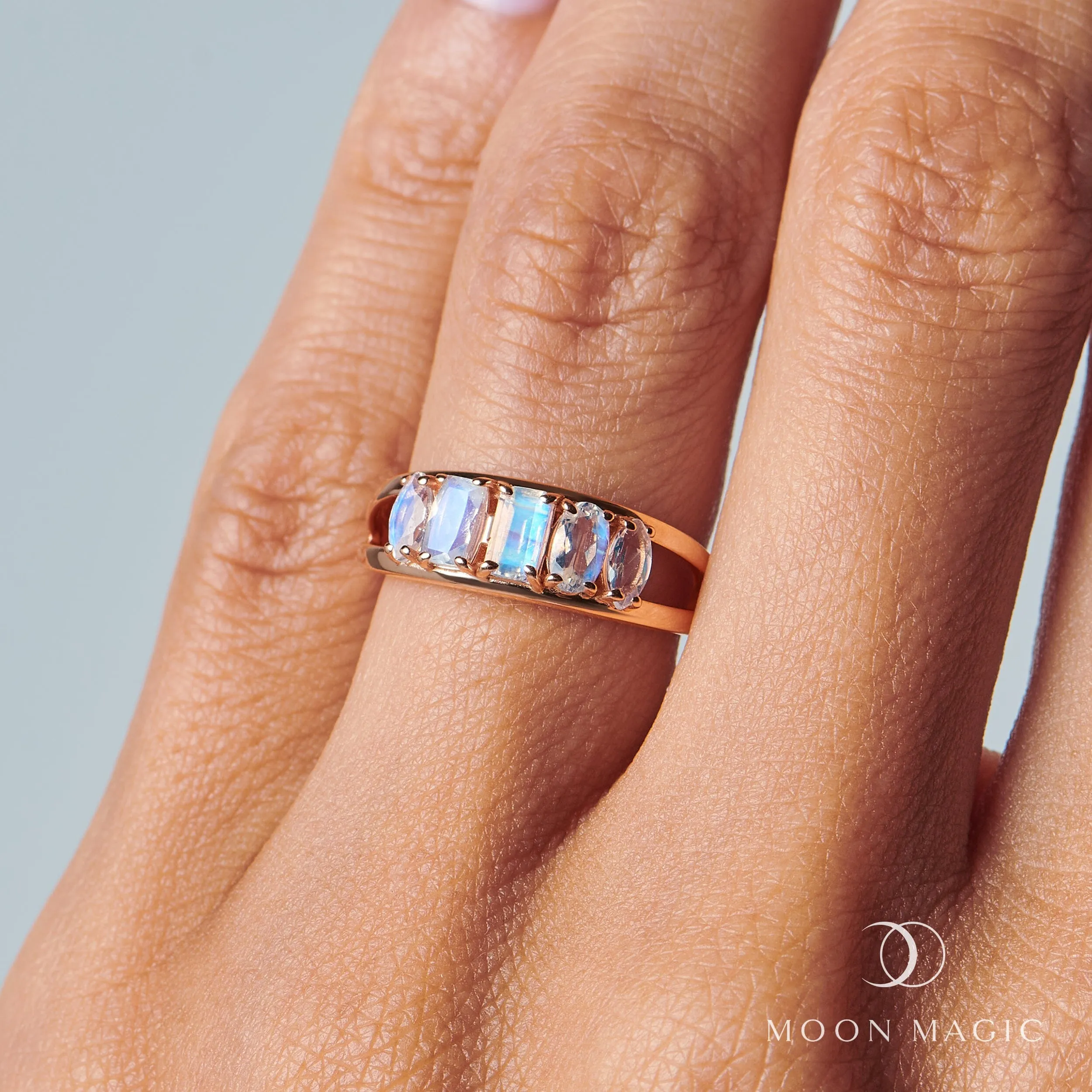 Moonstone Ring - Mosaic