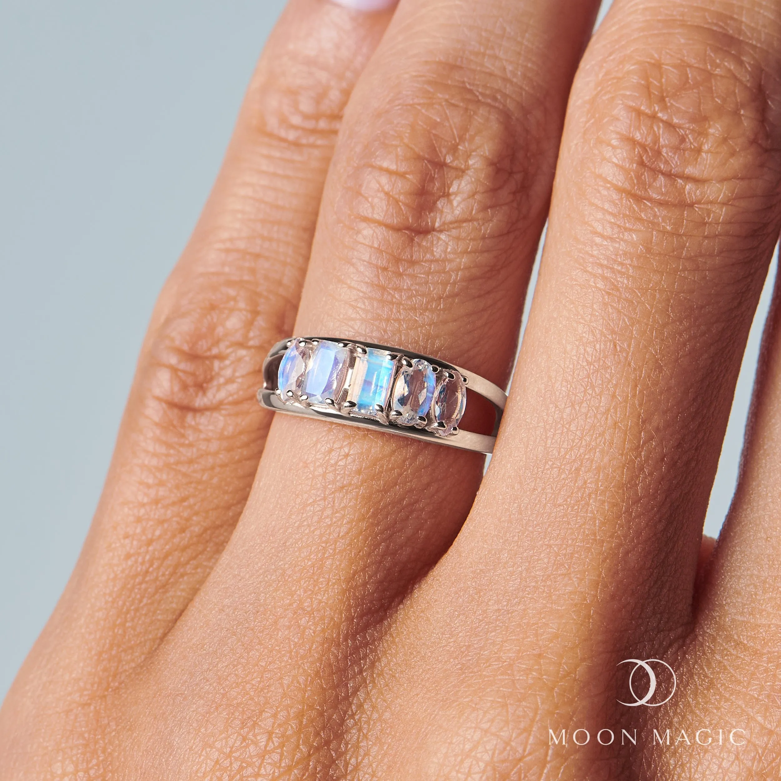 Moonstone Ring - Mosaic