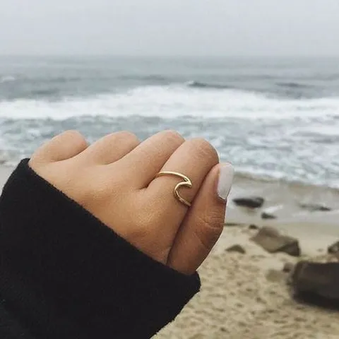 Ocean Wave Ring