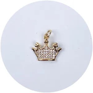 Pavé Crown Pendant