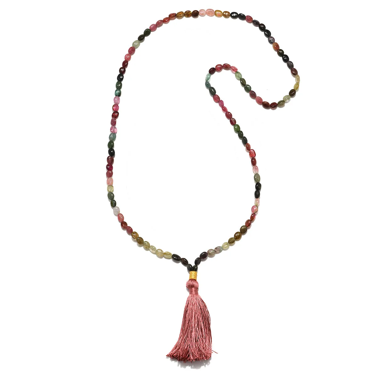 Peaceful Spirit Tourmaline Gemstone Mala