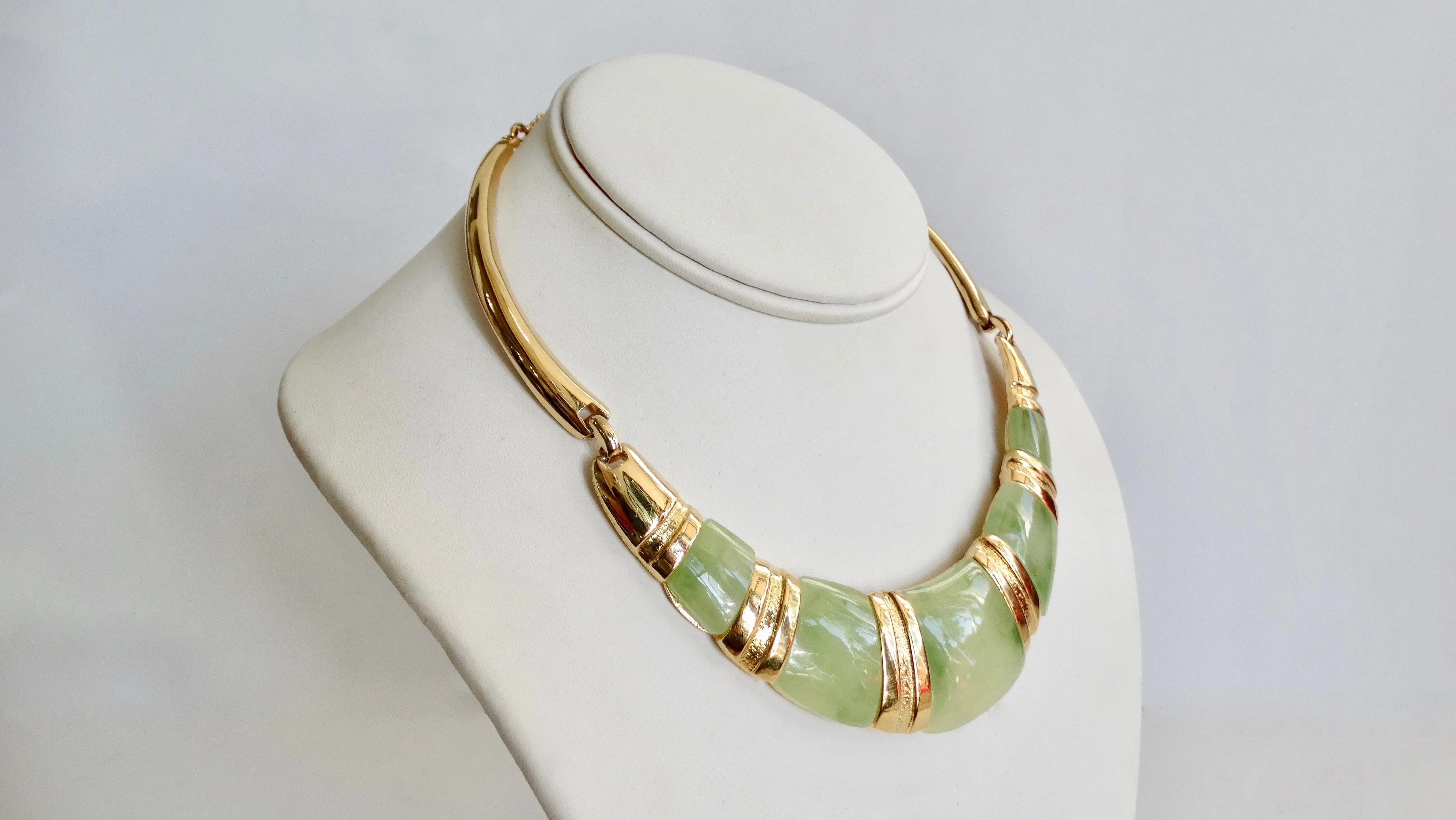 Pierre Cardin Jade Choker