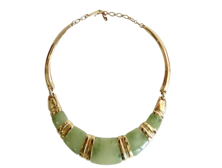 Pierre Cardin Jade Choker