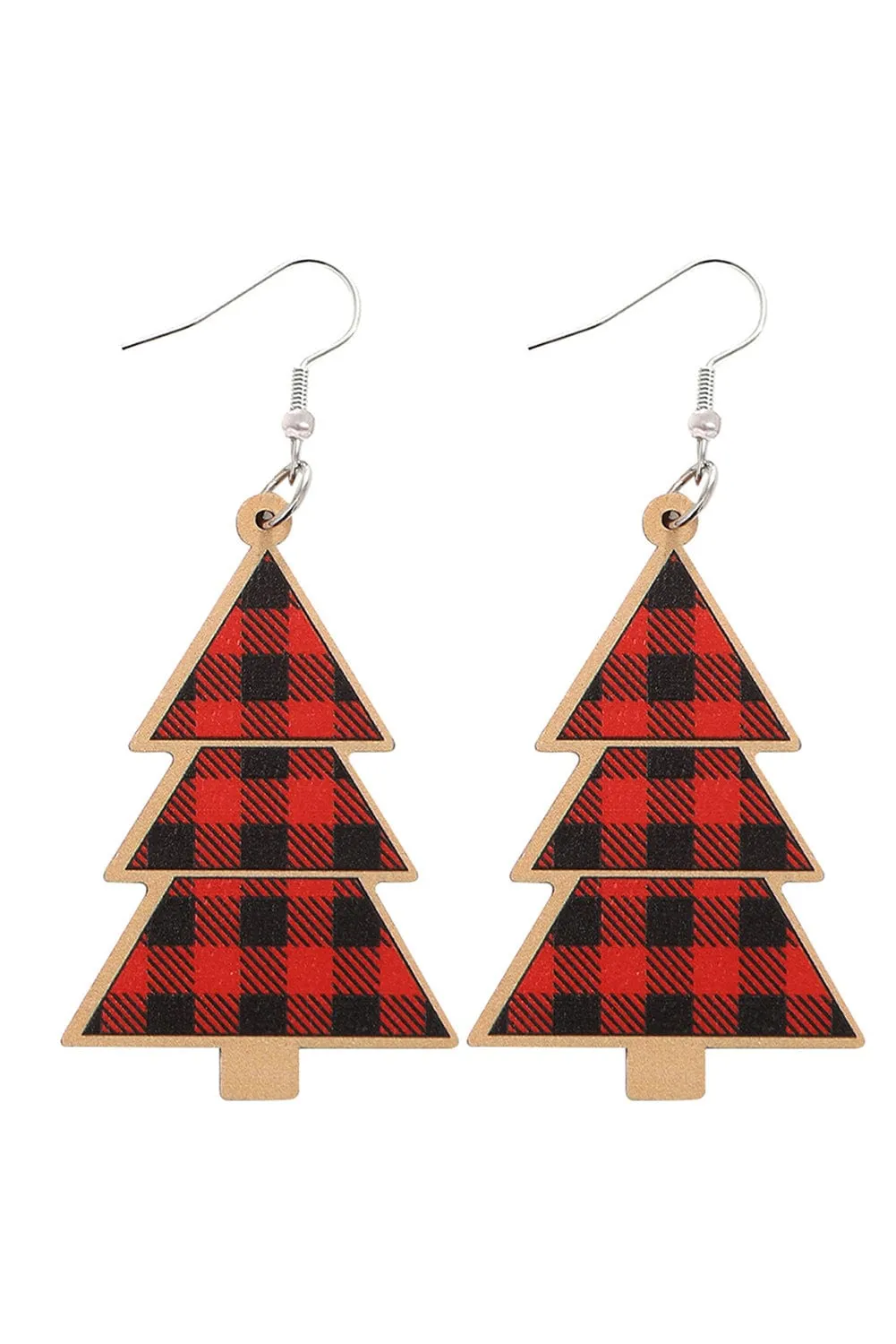 Plaid Christmas Tree Dangle Earrings | PRE ORDER