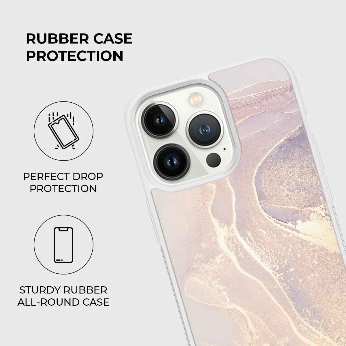 Precious Opal Rubber Phone Case