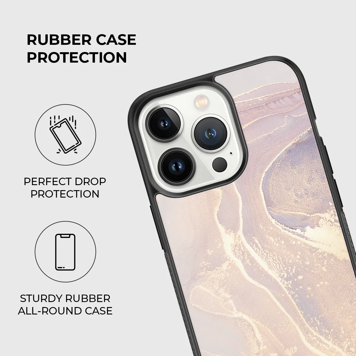 Precious Opal Rubber Phone Case