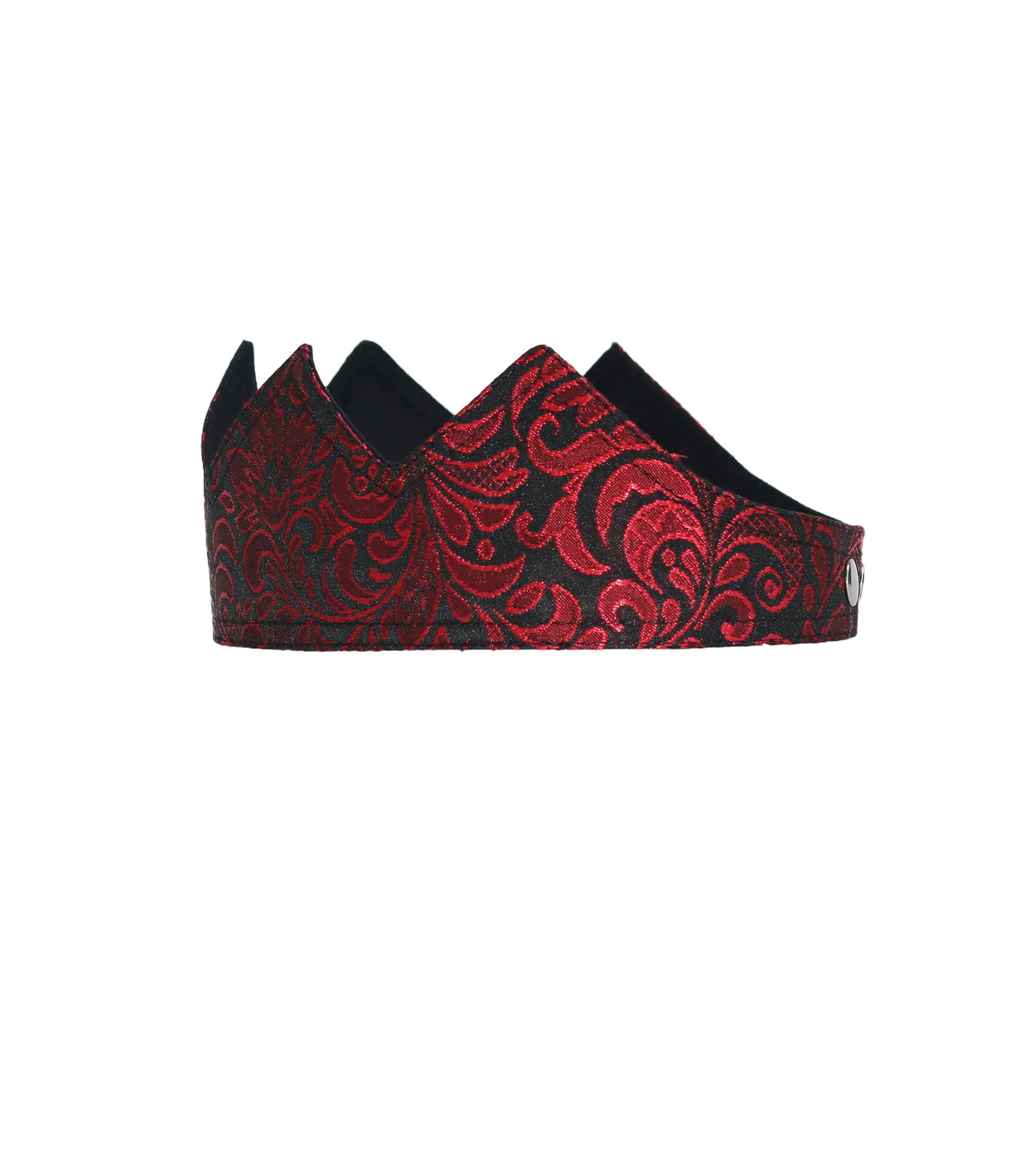 Red Brocade Crown