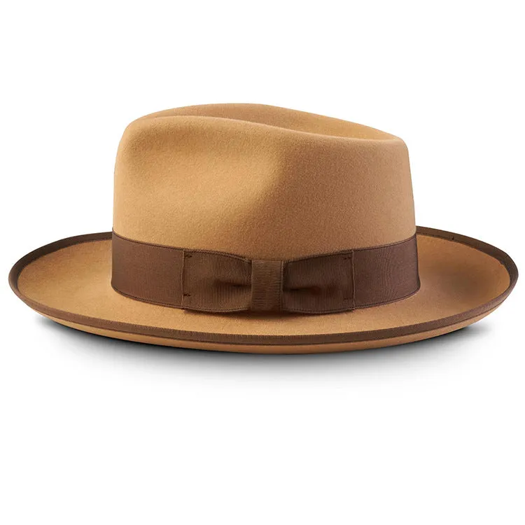 Reverie Radiance Fedora-Camel