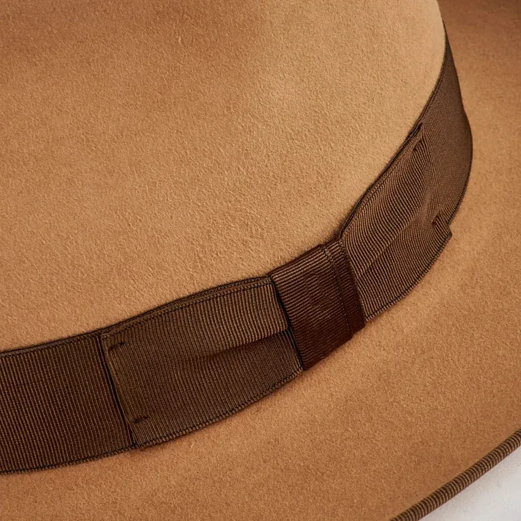 Reverie Radiance Fedora-Camel