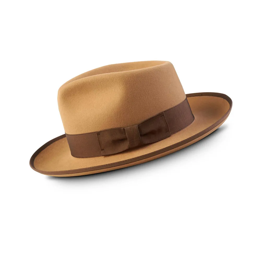 Reverie Radiance Fedora-Camel